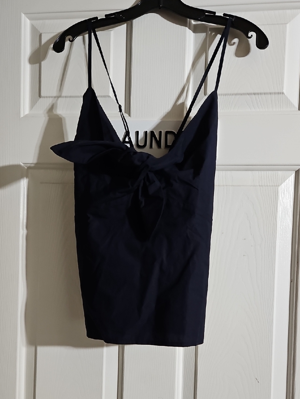 Banana Republic Navy Tie-Front Spaghetti Strap Camisole